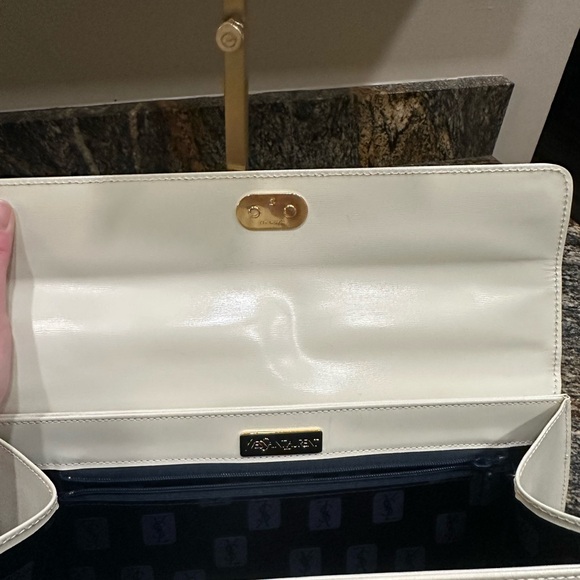 ✨💎VINTAGE💎✨Japan Exclusive YVES SAINT LAURENT Bagw/COA, Card, dusty. - Picture 8 of 16